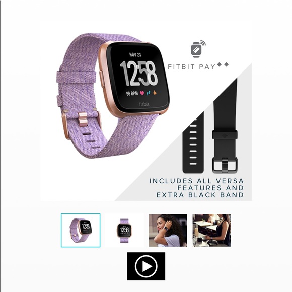 fitbit versa special edition box